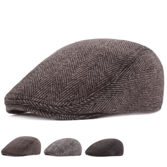 Herringbone Flat Cap