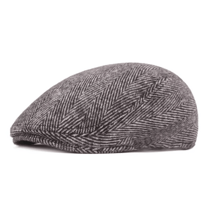 Herringbone Flat Cap