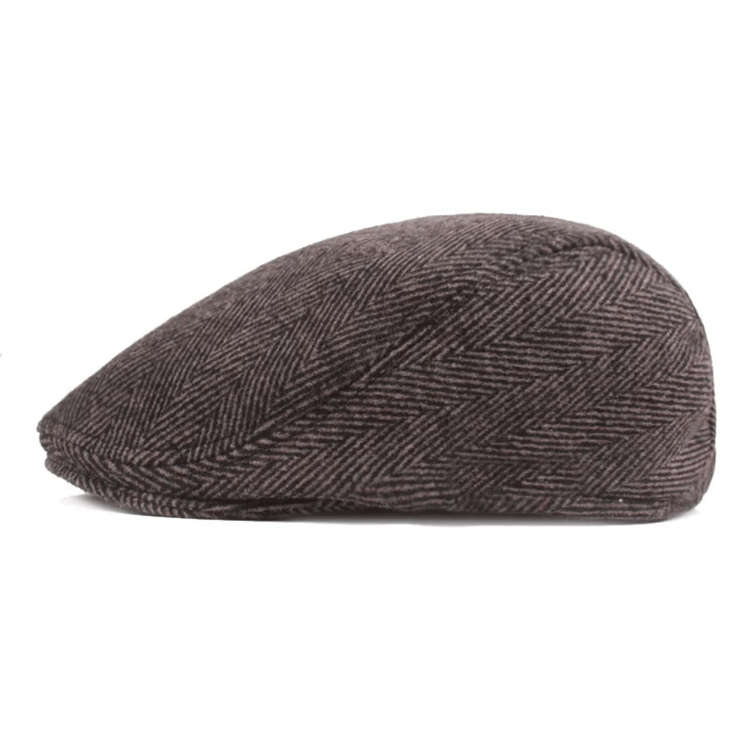 Herringbone Flat Cap