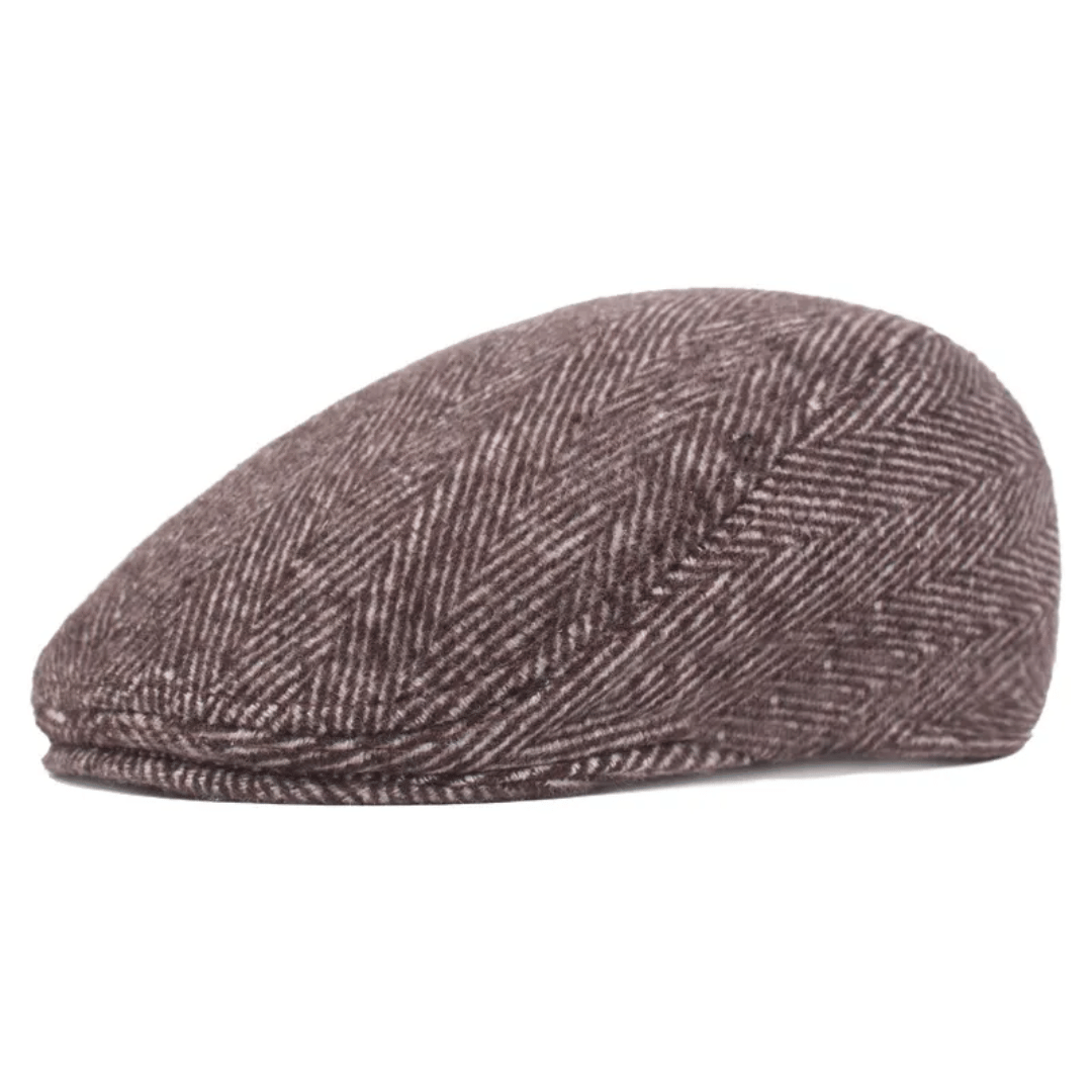 Herringbone Flat Cap