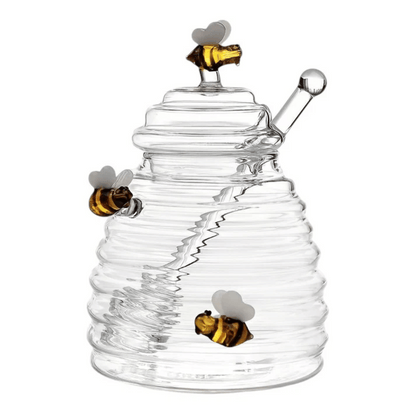 HoneyGlow Glass Jar